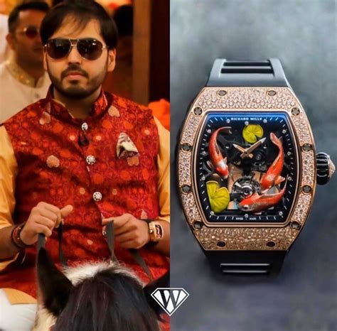 anant ambani richard mille|anant ambani watch cost.